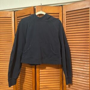 Women's Lululemon Scuba Oversized Cropped Sweatshirt